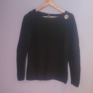 Ann Taylor Black Knit Sweater